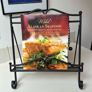 Book Holder Sturdy Coated Metal NWOT